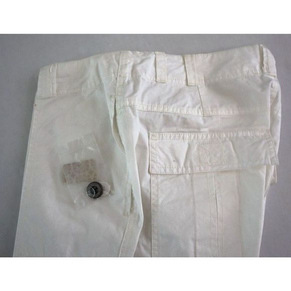 Free People OB1425597 Womens Sz 6 White The Thing Is Low Rise Utility Pants $128 - Picture 8 of 12